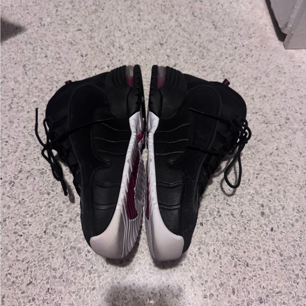 2018 Nike Air Max Penny Black/White/Red Basketball Shoes! - Picture 4 of 5